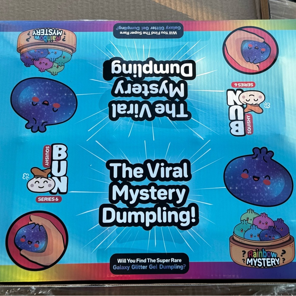 Glitter  Mystery Squishy Dumpling- Large- Series 6 Blind package. We Import - Picture 2 of 4